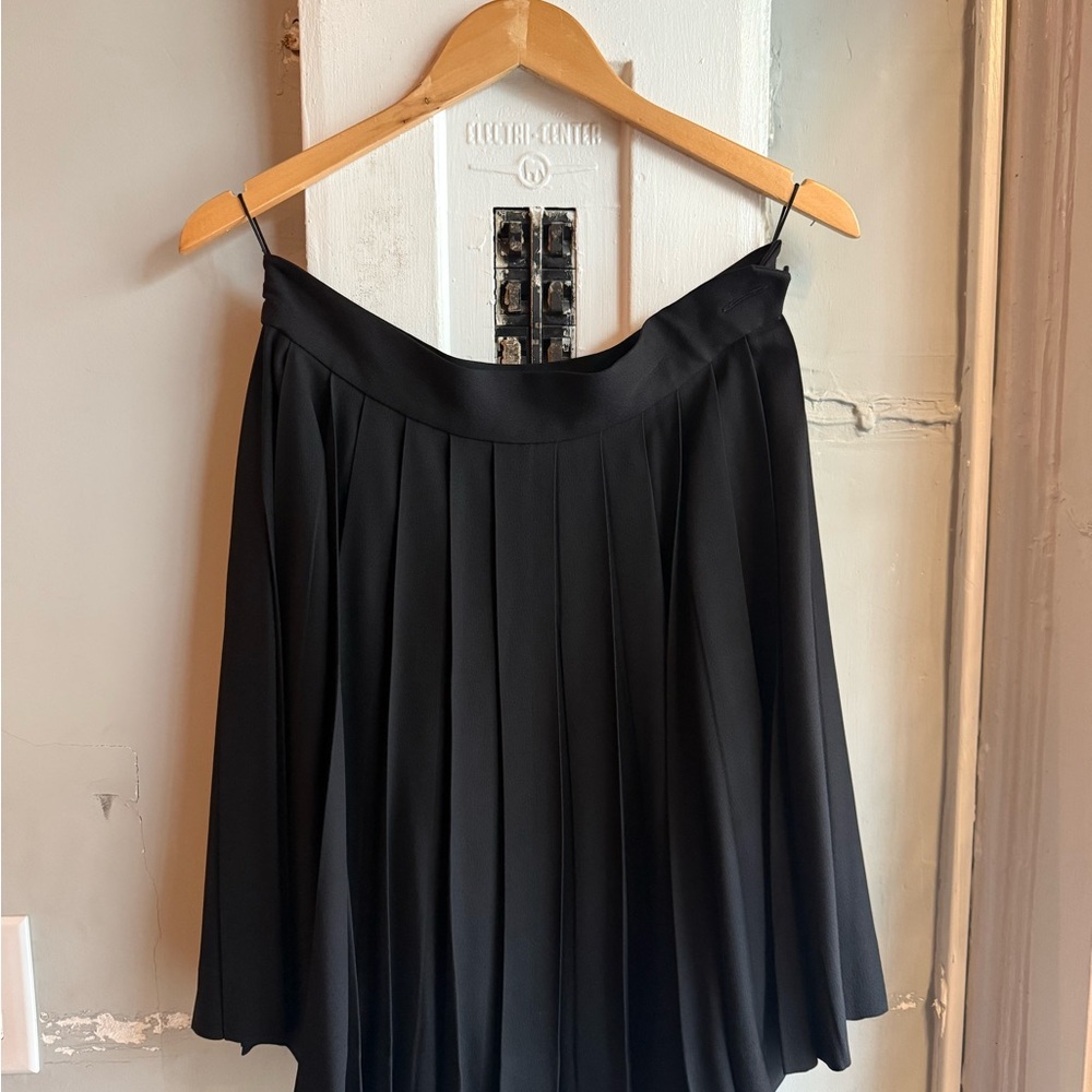 Moschino Cheap and Chic Black Pleated Skirt